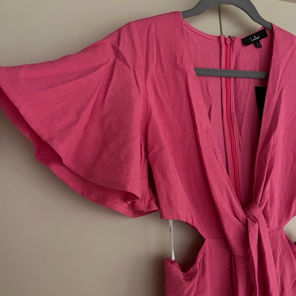 Lulu's Vibrant Pink mini Dress - Picture 2 of 5